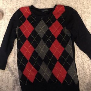 Banana republic argyle sweater